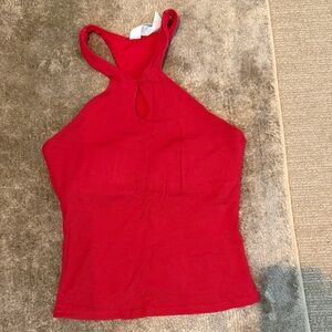 Alo yoga Red Halter Neck Women's Top size large